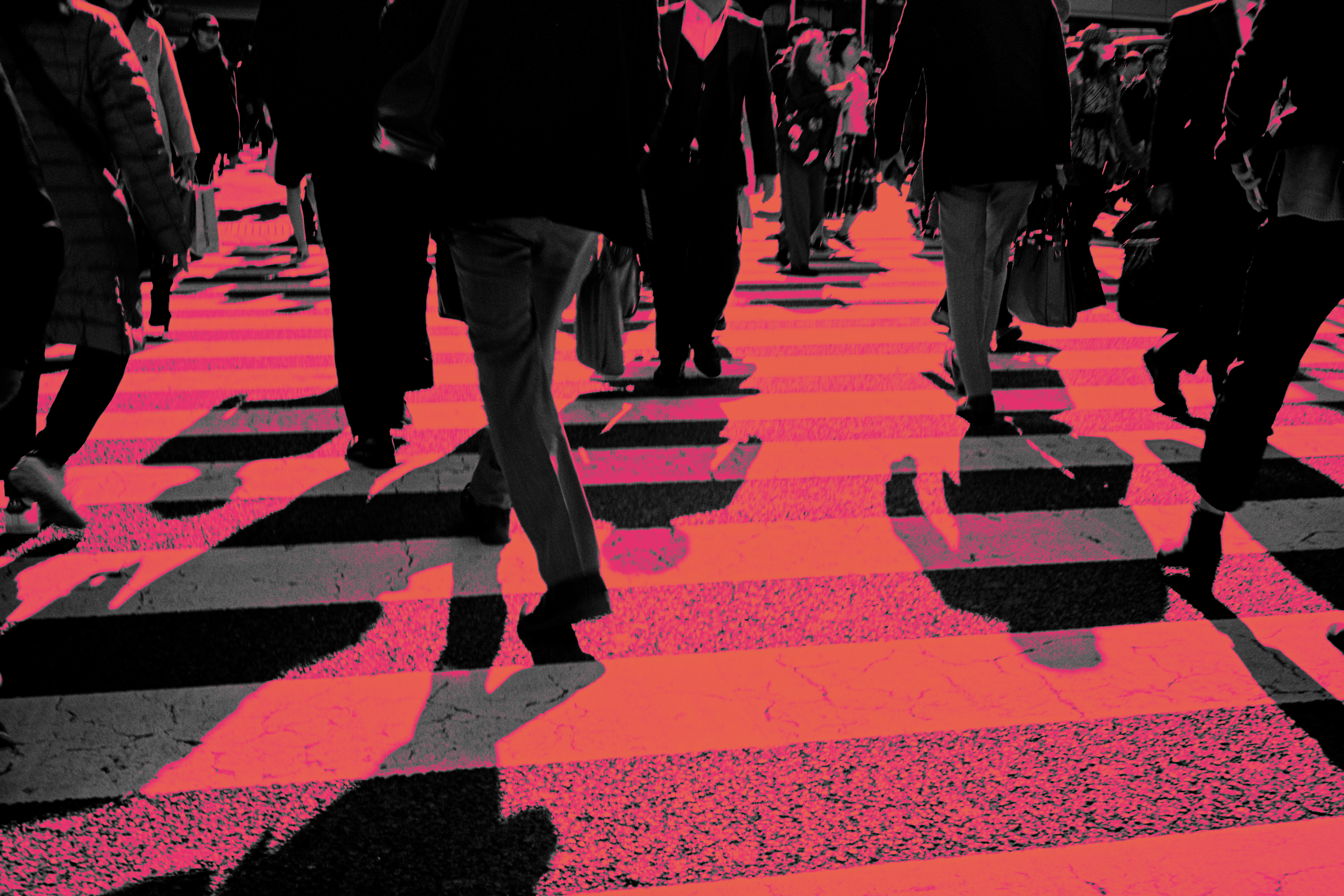 Crowds on the street - movement data