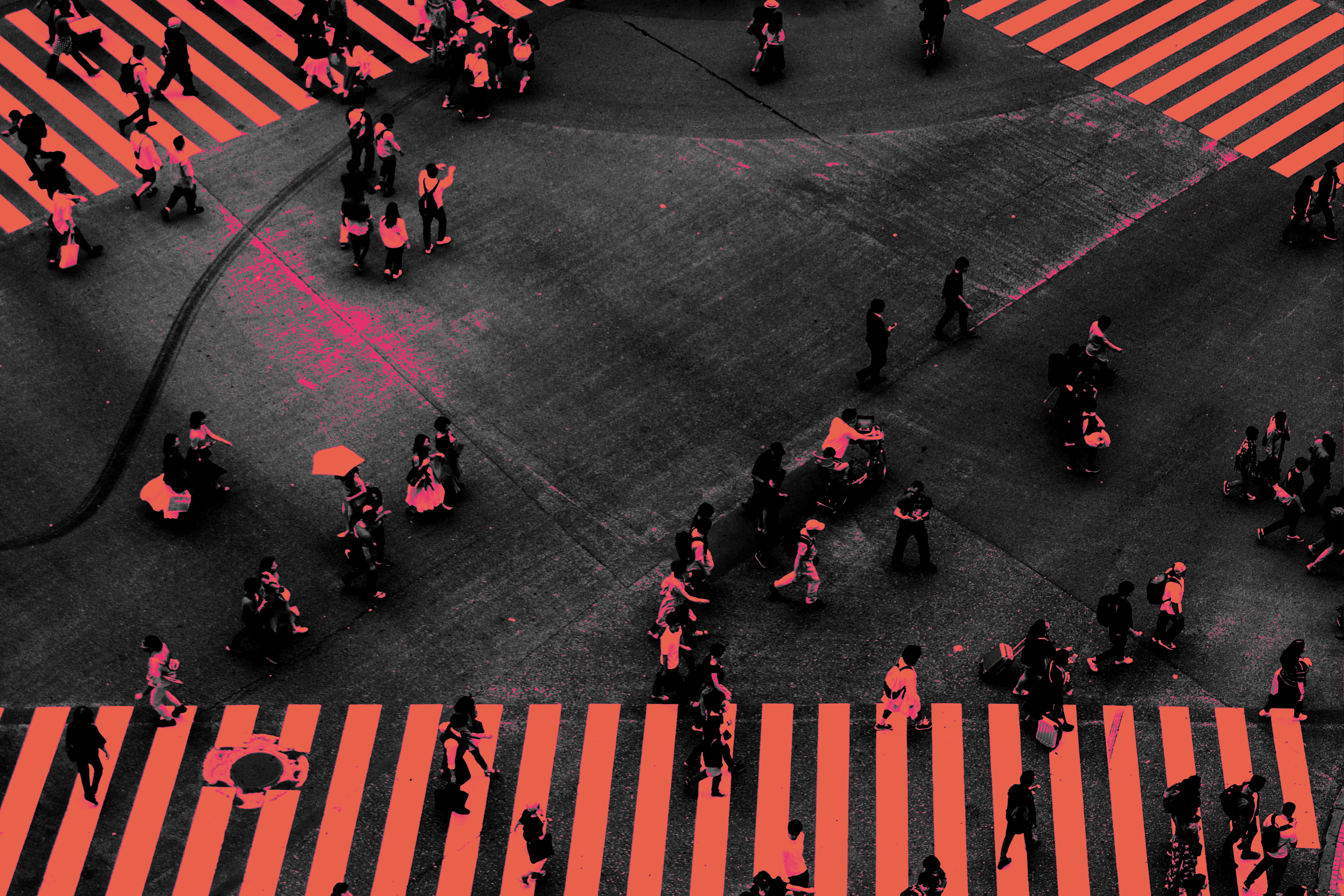 Weekend foot traffic